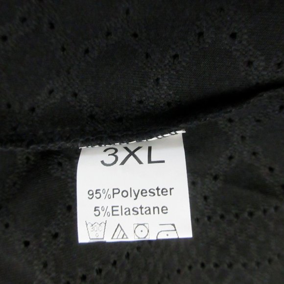 Womens Casual Top Plus Size 1X Black Eyelet Short Cap Flutter Sleeve V-Neck NWOT - Picture 6 of 6